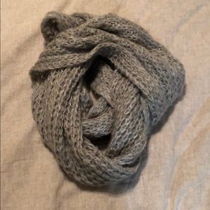 Gray infinity scarf